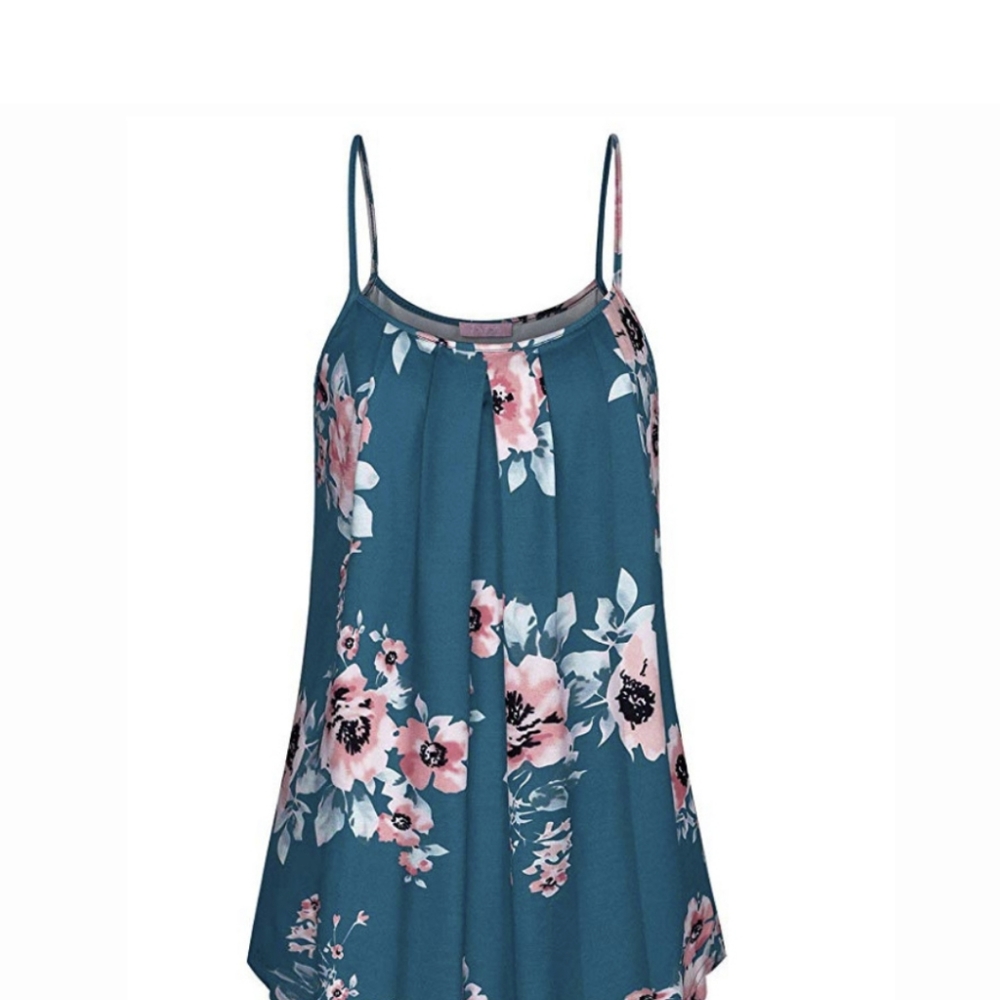 XL NWOT turquoise nursing tank - Picture 4 of 4